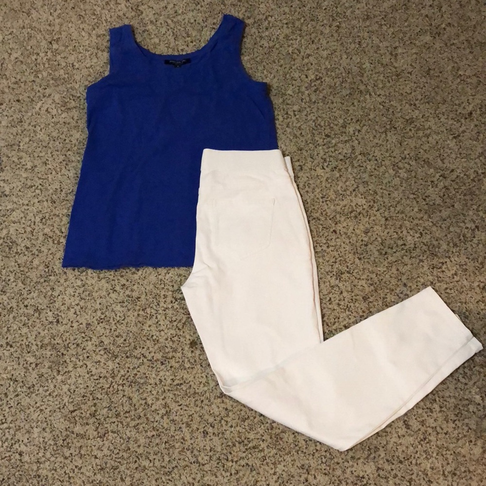 Jones New York cobalt blue tank